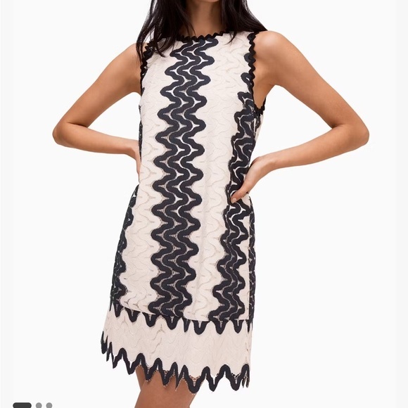 kate spade Dresses & Skirts - Kate Spade Sand Dune Lace Shift Dress-size 4-NWOT